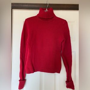INC red turtleneck sweater- Medium
